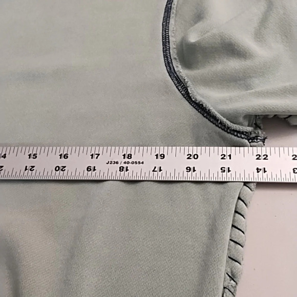 True Grit Lrg PEACE Butterfly Embroider Studs Light Green Hoodie Zip Sweatshirt - Picture 7 of 11